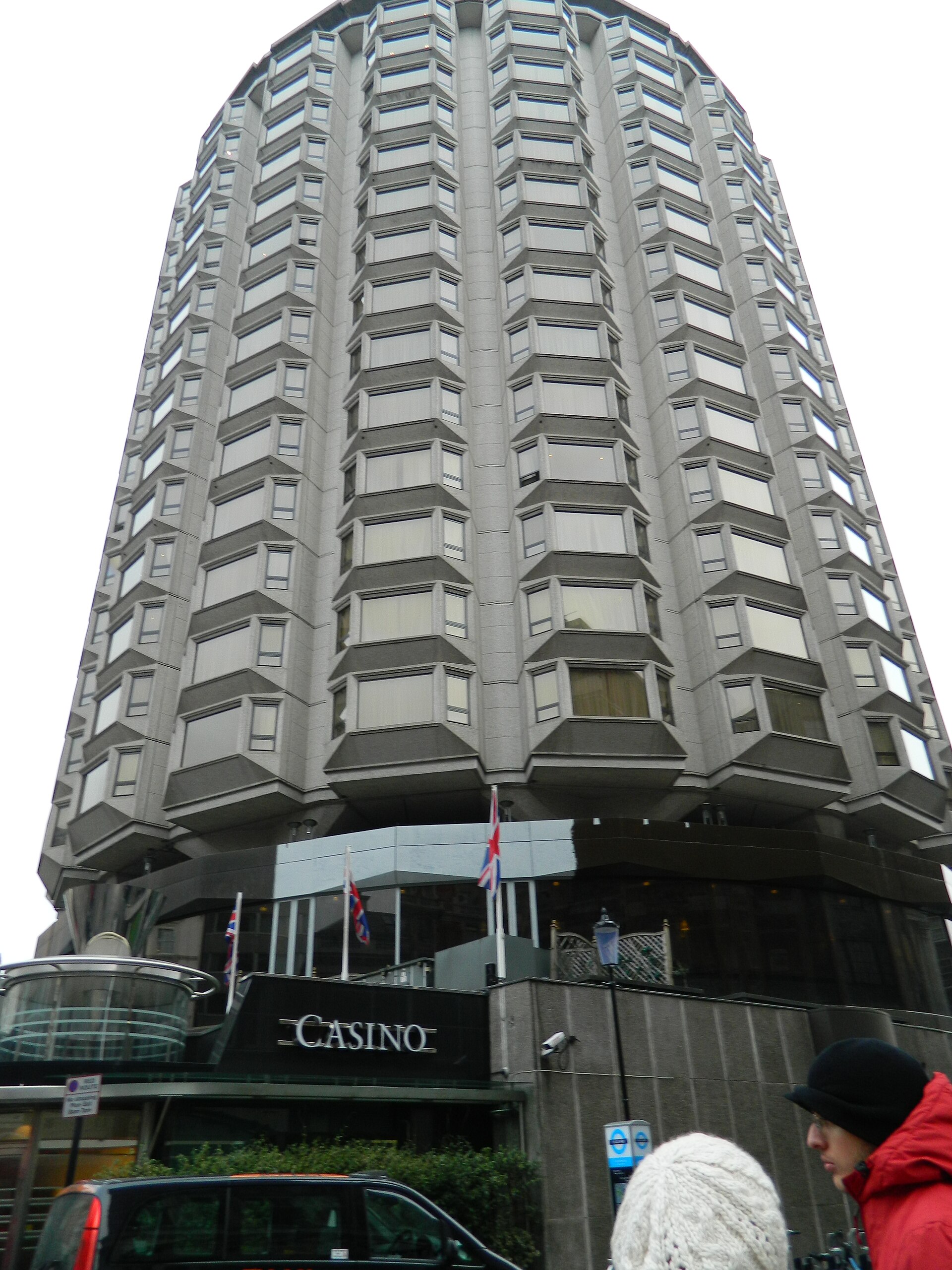 Sheraton Park Tower Hotel exterior in Knightsbridge