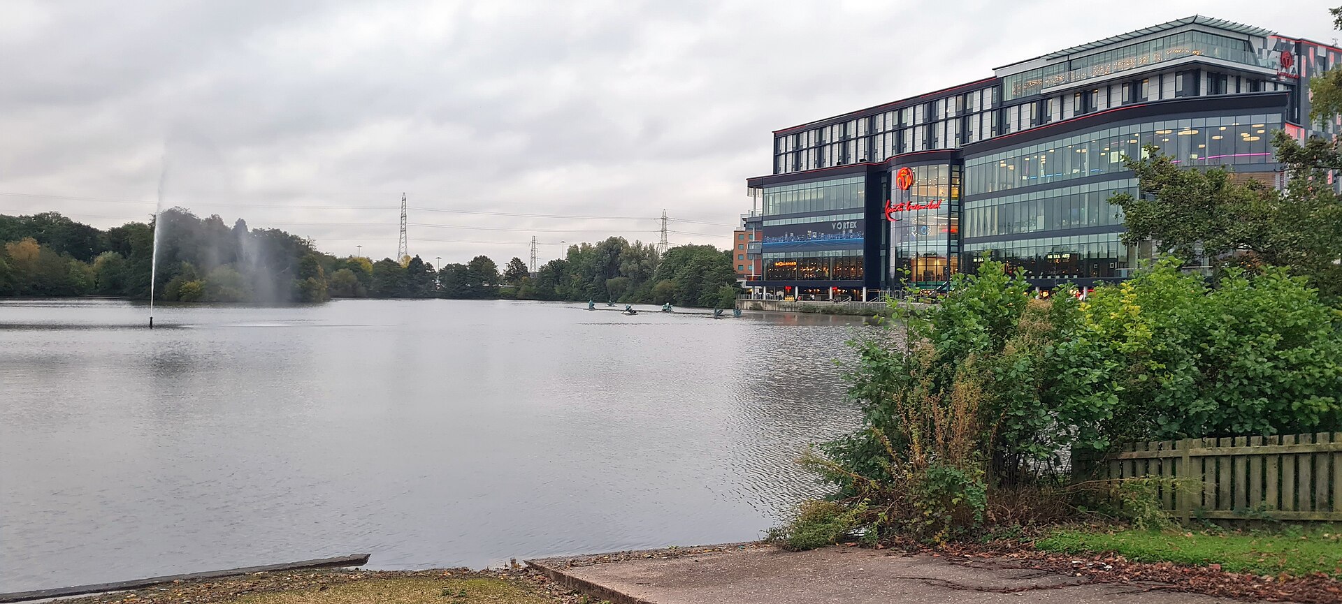 Wide exterior view of Resorts World Birmingham